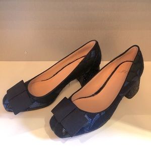 J Crew Block-Heel Pumps size 7 1/2